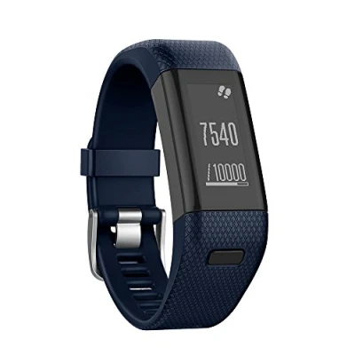 Afbeelding van Yikamosi Compatible With Garmin Vivosmart HR+ Band,Newest Soft Silicone Sport Replacement Strap for HR+(NO HR,Midnight Blue)