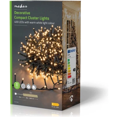 Afbeelding van Decoratieve Verlichting Compacte cluster 400 LED&#039;s Warm Wit 8.00 m N