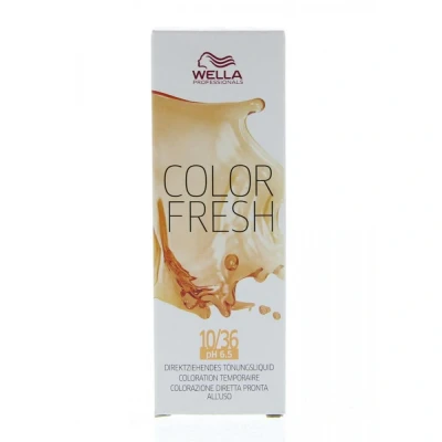 Afbeelding van Wella Color Fresh 10/36 Zeer Licht Goud Violet Blond 75 ml
