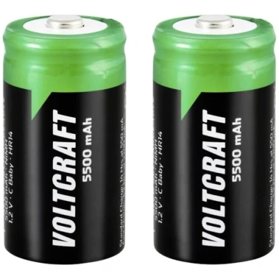 Afbeelding van Oplaadbare C batterij (baby) VOLTCRAFT HR14 NiMH 1.2 V 5500 mAh 2 stuk(s)