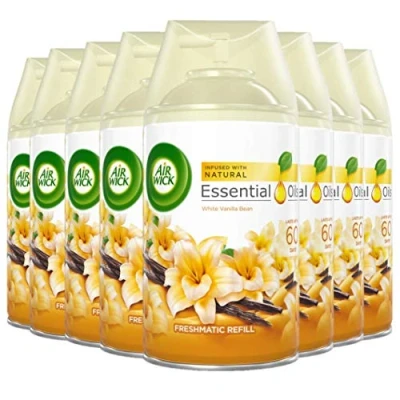 Afbeelding van 4x AIRWICK Navulling &quot;White Vanilla Bean&quot; voor Freshmatic Max automatische Luchtverfrisser 250ml