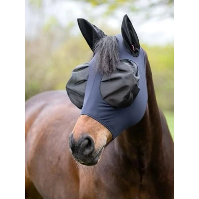 Afbeelding van LeMieux Vliegenmasker Bug Relief Half Mask Jay Blue XS