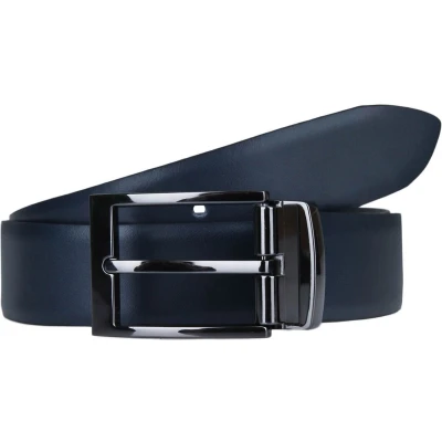 Afbeelding van LLOYD Leren Riem 2 in 1 Reversible Belt W120 Black / Blue Zwart Blauw