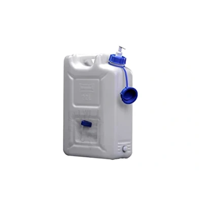 Afbeelding van Hunersdorff Waterjerrycan 22 l HDPE met aftapkraan + pompdispenser H495x165xD350 mm 1 stuk 816710