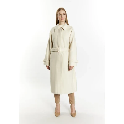 Afbeelding van Overgangsjas gemaakt van wolmix DREIMASTER L / Off White 85% Polyester 15% Wol