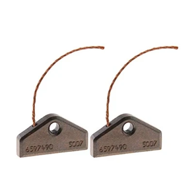 Afbeelding van Koolborstels voor wasdroger, 30 x 16 4 mm, compatibel met Miele 5153702 4490382 6597490 5007, koperhoudend