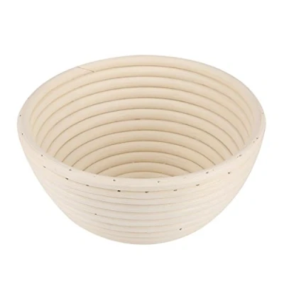 Afbeelding van Ronde Banneton Brood Proofing Mand Bewijs maken Bowl Handmake Deeg Rising Rattan Skep 18 * 9cm