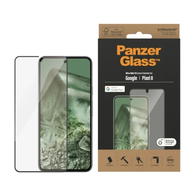Afbeelding van Screenprotector Google Pixel 8: PanzerGlass Ultra Wide Fit