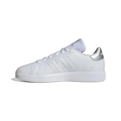 Afbeelding van adidas Dames ADVANTAGE BASE 2.0 SHOES, ftwr white/ftwr white/silver met., 40 2/3 EU