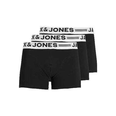 Afbeelding van JACK &amp; JONES Sense Trunks Boxershorts voor heren, 3 stuks