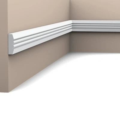 Afbeelding van Orac P5021 wandlijst 200x3.1x0.9 cm verfraaiing voor een wand