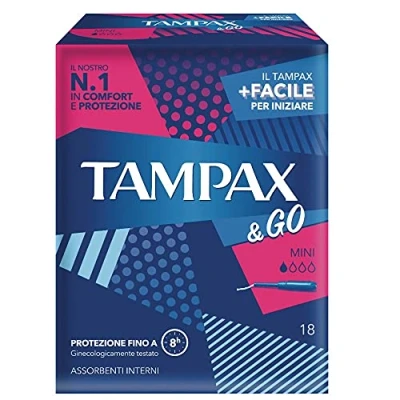 Afbeelding van Tampax mini tampons 18 stuks