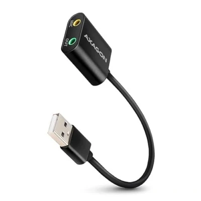 Afbeelding van AXAGON ADA 12 USB2.0 Stereo Audio Mini Adapter, 15cm cable *USBAM *3,5MMF