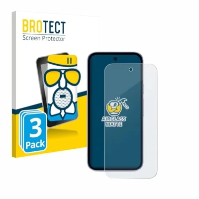 Afbeelding van BROTECT Screenprotector voor Google Pixel 9a Folie Beschermfolie Beschermglas matte (3 Stuks)