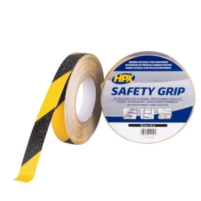 Afbeelding van Anti slip tape geel/zwart 25mm x 5m