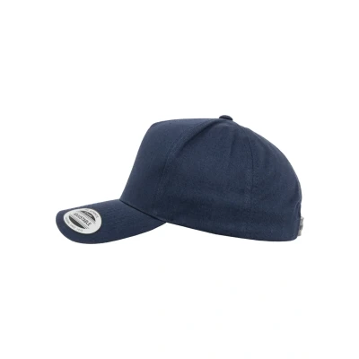 Afbeelding van Flexfit 5PANEL Curved Classic Snapback Pet, Maat: One Size, Navy