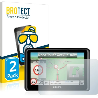 Afbeelding van BROTECT Screenprotector voor Snooper Truckmate S6900 Folie Beschermfolie matte (2 Stuks)