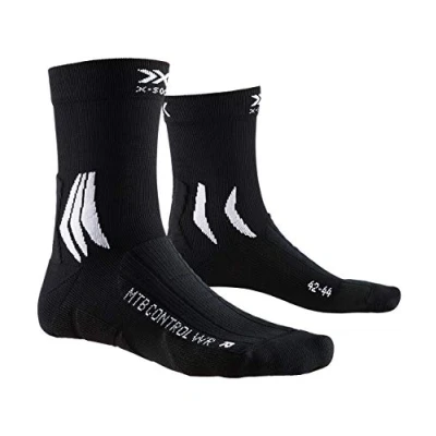 Afbeelding van Fietssokken X Socks MTB Control WR Black White Schoenmaat 39 41