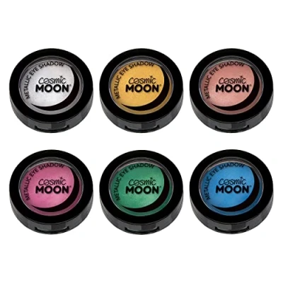 Afbeelding van Metallic Eye Shadow van Cosmic Moon Make up voor gezicht 3,5 g (Set 6)