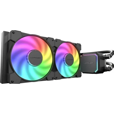 Afbeelding van LC Power CC 280 B ARGB koelsysteem voor computers Processor Alles in één vloeistofkoeler 14 cm Zw