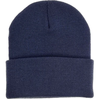 Afbeelding van Muts met Rand Beanie Acryl One Size Donkergrijs