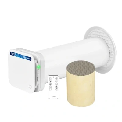 Afbeelding van Turbionaire TREND HRV FAN 100 WM buis ventilatie unit met warmteterugwinning