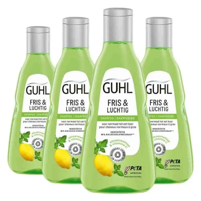 Afbeelding van 4x Guhl Fris &amp; Luchtig shampoo 250ml