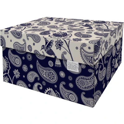 Afbeelding van Dutch Design Brand Opbergbak Storage Box Van Karton Koraal Rif Coral Reef 38,9x31,3x20,6cm