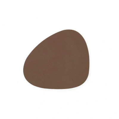 Afbeelding van LIND DNA Placemat Nupo Leer Truffle 40 cm