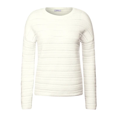 Afbeelding van CECIL Gebreide trui, Vanilla White, M