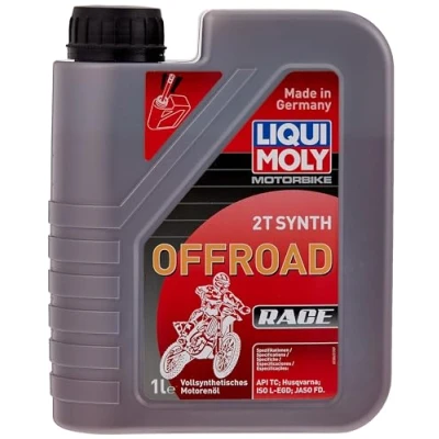 Afbeelding van LIQUI MOLY Motorbike 2T Synth Offroad Race 1 L Motorfiets 2 taktolie SKU: 3063