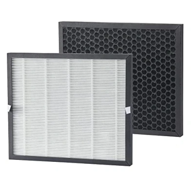 Afbeelding van 2 in 1 HEPA filter en Actieve Koolfilter Vervangingsfilter voor Greenmigo 55L WiFi(ALPHA AF55 WiFi) Ontvochtiger Kamerontvochtiger,Wit/Zwart