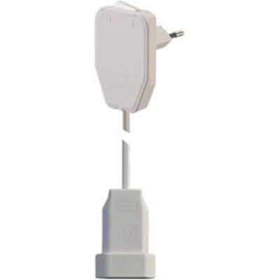 Afbeelding van Gebro 104579 Stroom Verlengkabel Wit 0.80 m H03VVH2 F 2X 0,75 mm² Met tussenschakelaar
