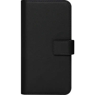 Afbeelding van Caseuals Genuine Leather Wallet Bookcase Samsung Galaxy A34 5g Zwart