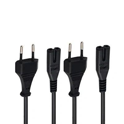 Afbeelding van CHILDMORY 2 x oplaadkabel voor netsnoer, m, compatibel met PS5, PS4, PS3, PS2, Xbox One S/X NGC en Canon PIXMA MG printerserie.
