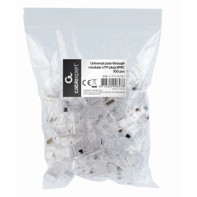 Afbeelding van Cat 6 RJ45 Stekker 100 stuks