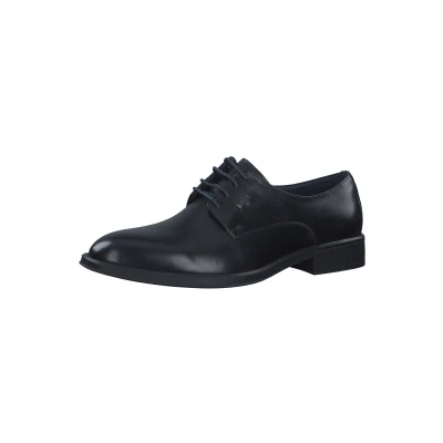 Afbeelding van s.Oliver Veterschoenen, Heren, Maat: 41, Black Leer