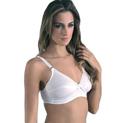 Afbeelding van Sassa Zachte beha voor dames, met kruisklep, wit (wit 00100), 85B