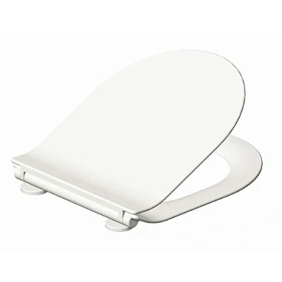 Afbeelding van Grünblatt Premium wc bril, duroplast, toiletdeksel, softclose mechanisme, toiletbril, afneembaar voor reiniging (geschikt Duravit Starck 3/2 Darling New)