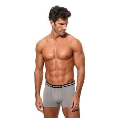Afbeelding van Abanderado Technische gesloten boxershorts met extra zachte taille voor heren, Gris (Intenso), M
