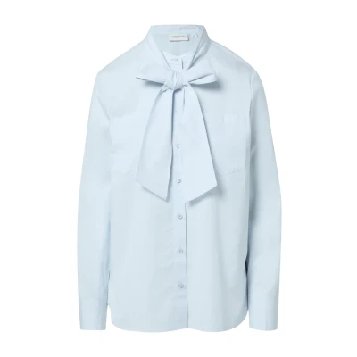 Afbeelding van comma casual identity BOW Blouse, Dames, Maat: 34, Hellblau