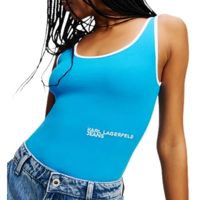 Afbeelding van Karl Lagerfeld Jeans Bodysuit Top, Dames, Maat: Small, Blithe