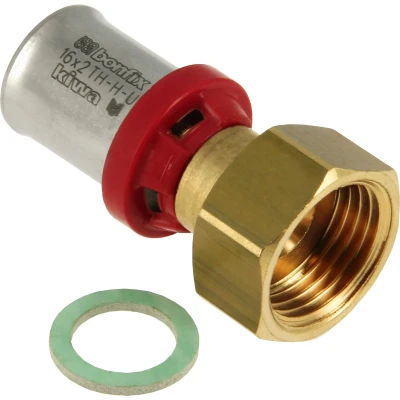 Afbeelding van Bonfix Alu pers 2 delige koppeling 3/4&quot;x16mm