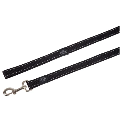 Afbeelding van Rogz Utility Lijn Zwart Hondenriem 120x2.5 cm