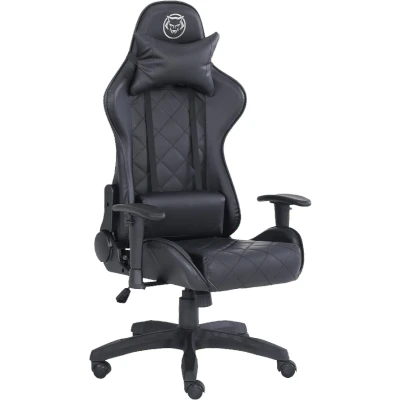Afbeelding van Qware Gaming Chair Maurics Game Stoel Raceseat Zwart Hexagon Stitched