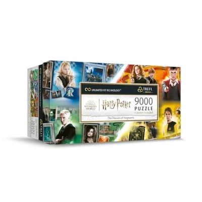 Afbeelding van Trefl Prime UFT puzzel: Harry Potter, The Houses of Hogwarts 9000 stukjes, Grote puzzel, het dikste karton, BIO, ECO, Ontspanning voor volwassenen en kinderen vanaf 12 jaar
