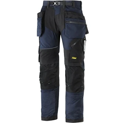 Afbeelding van Snickers FlexiWork Stretch Werkbroek+ holsterzakken 6902 Mannen Navy/Zwart 50