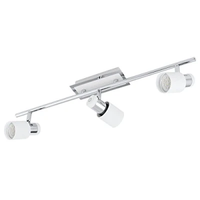 Afbeelding van EGLOÂ DavidaÂ Â PlafondspotsÂ 3Â LichtsÂ Chroom,Â Wit
