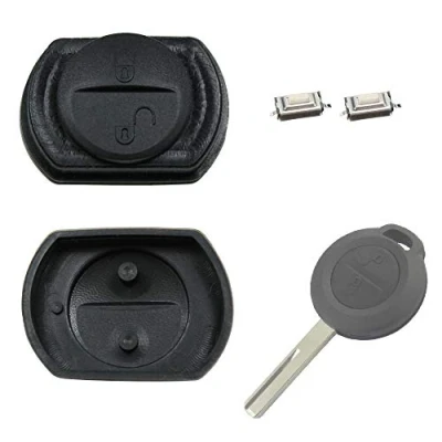 Afbeelding van Compatibel met Mitsubishi Colt &amp; Smart forfour 454 sleutels rubber toetsenbord + 2x microknop nieuw