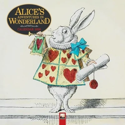 Afbeelding van Science Museum: Alice&#039;s Adventures in Wonderland Wall Calendar 2026 (Art Calendar)